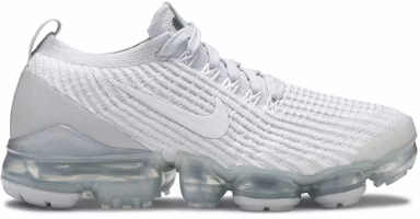 (Women) Nike Air VaporMax Flyknit 3 'Pure Platinum' AJ6910-100 (Women) Nike Air VaporMax Flyknit 3 'Pure Platinum' AJ6910-100