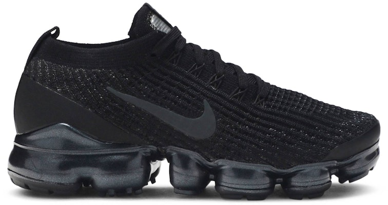 Nike air vapormax top flyknit 3 women's black