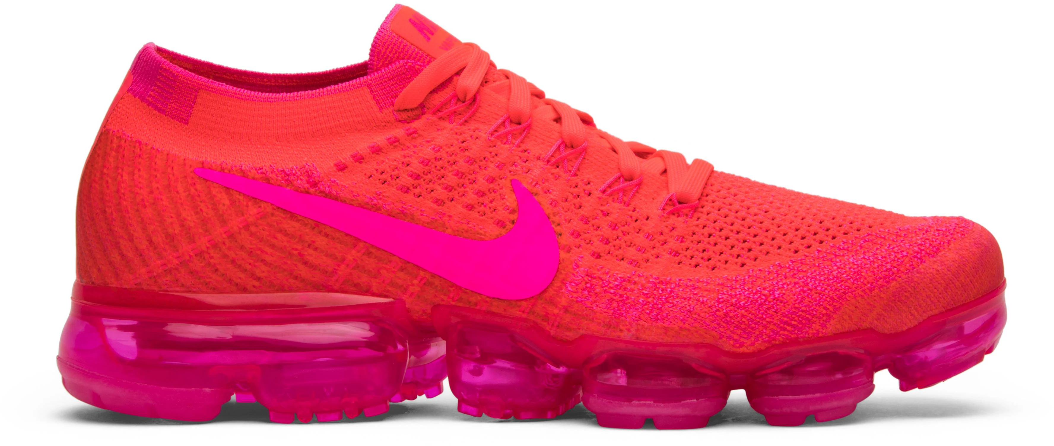 Nike air vapormax flyknit top hyper punch women's shoe
