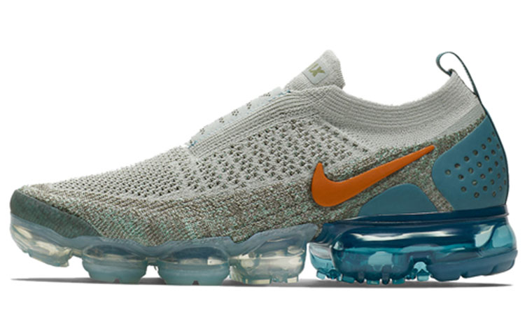 Buy （女性）Nike Air VaporMax Moc 2 淡銀色 篝火橙 天青色 AJ6599-005