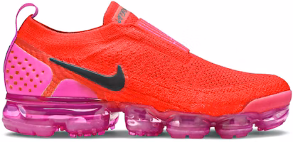(Women) Nike Air VaporMax Moc 2 University Red Fuchsia Blast AJ6599-600 (Women) Nike Air VaporMax Moc 2 University Red Fuchsia Blast AJ6599-600