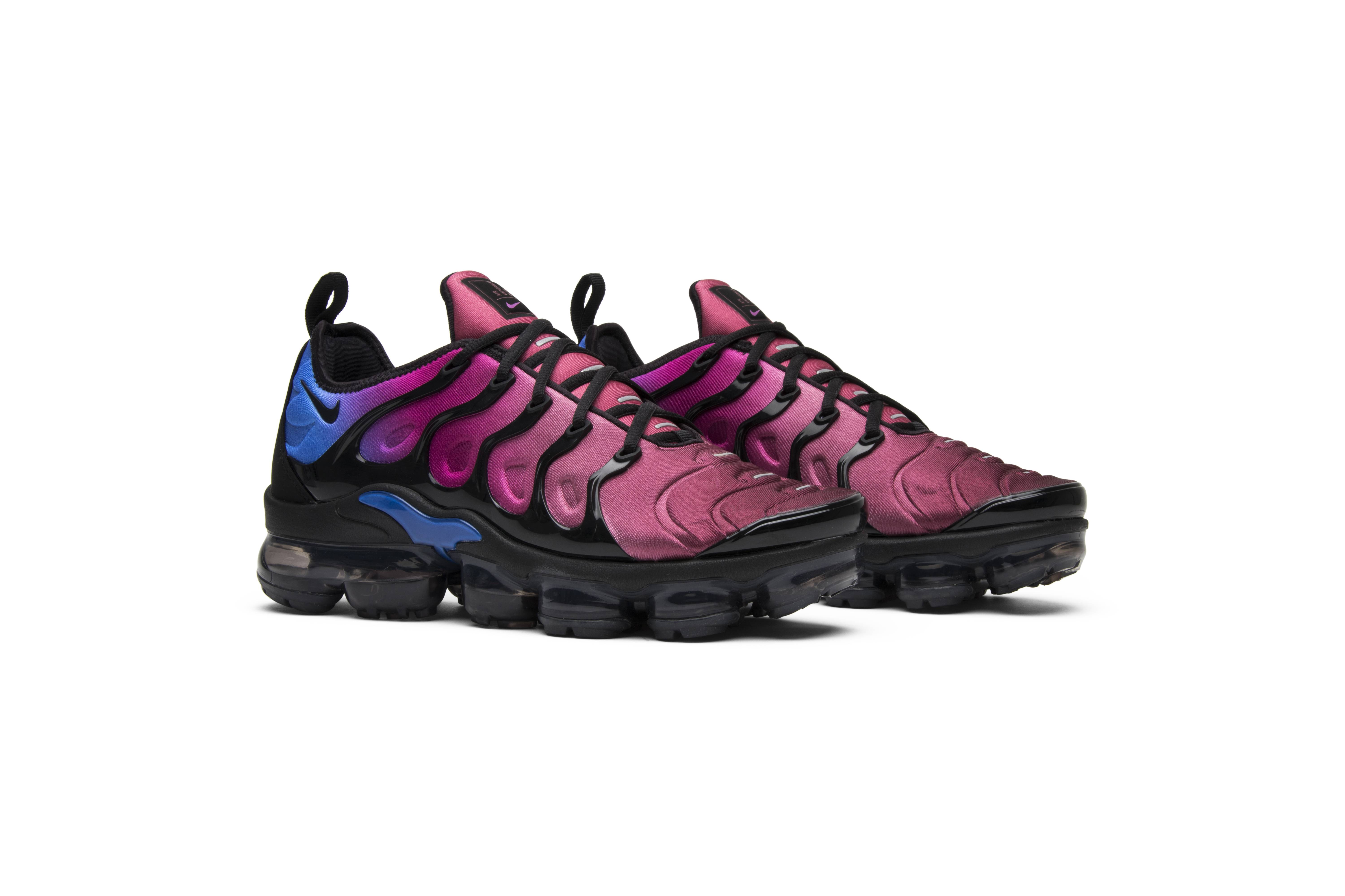 Nike air vapormax plus - women's multi/black/violet top