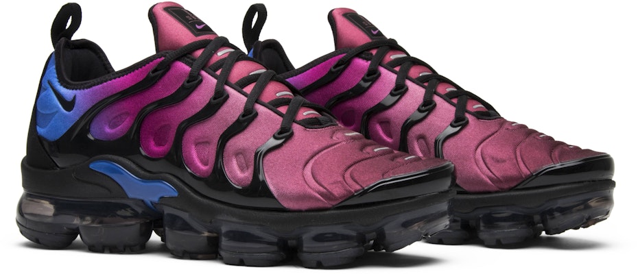 Women Nike Air VaporMax Plus Black Team Red Hyper Violet AO4550