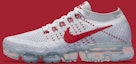 Lookbook (W) Nike Air VaporMax Platinum Merah Universitas 849557-060