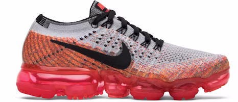 (Women) Nike Air VaporMax Wolf Grey Bright Crimson 849557-026 (Women) Nike Air VaporMax Wolf Grey Bright Crimson 849557-026