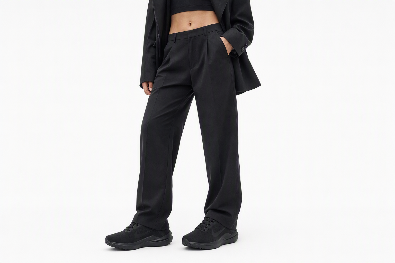 Order 耐吉 Air Winflo 10 潮流舒適百搭 減震防滑 低幫 跑步鞋 女款 黑