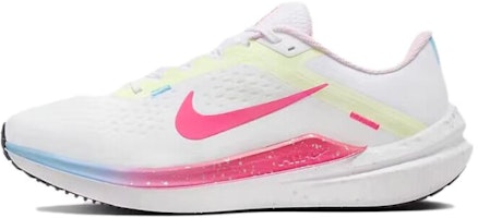 (Women) Nike Air Winflo 10 'White Hyper Pink Volt' FZ3973-100 (Women) Nike Air Winflo 10 'White Hyper Pink Volt' FZ3973-100