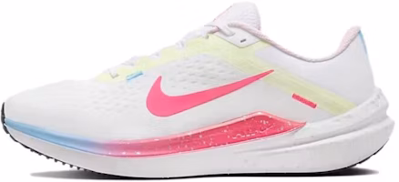 (Women) Nike Air Winflo 10 'White Hyper Pink Volt' FZ3973-100 (Women) Nike Air Winflo 10 'White Hyper Pink Volt' FZ3973-100