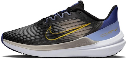 (Women) Nike Air Winflo 9 'Black Lapis Yellow' DD8686-003 (Women) Nike Air Winflo 9 'Black Lapis Yellow' DD8686-003