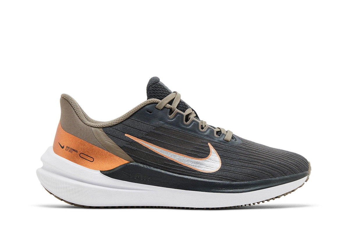 (Women) Nike Air Winflo 9 'Grey Metallic Copper' DD8686-005