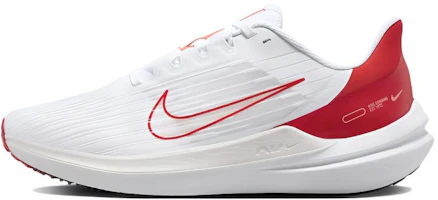 (Women) Nike Air Winflo 9 'White Red' DD8686-102 (Women) Nike Air Winflo 9 'White Red' DD8686-102