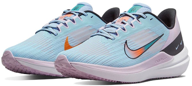 (W) Nike Air Winflo 9 Azul Marino Claro y Rosa Muñeca DD8686-500 Lookbook (W) Nike Air Winflo 9 Azul Marino Claro y Rosa Muñeca DD8686-500