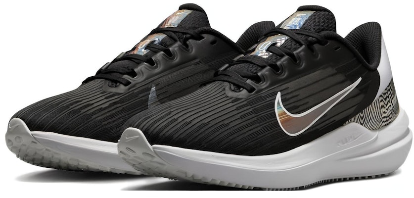 (Women) Nike Air Winflo 9 Premium 'Soundwave' DR9831-001 Lookbook (Women) Nike Air Winflo 9 Premium 'Soundwave' DR9831-001