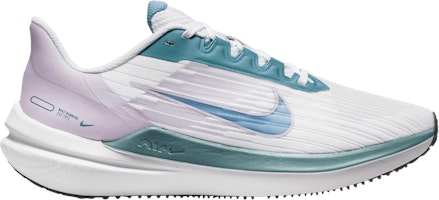 (Women) Nike Air Winflo 9 Premium 'White Cerulean' DZ4446-100 (Women) Nike Air Winflo 9 Premium 'White Cerulean' DZ4446-100