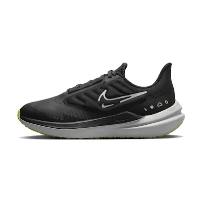 (W) Nike Air Winflo 9 Shield 'Black White Volt'