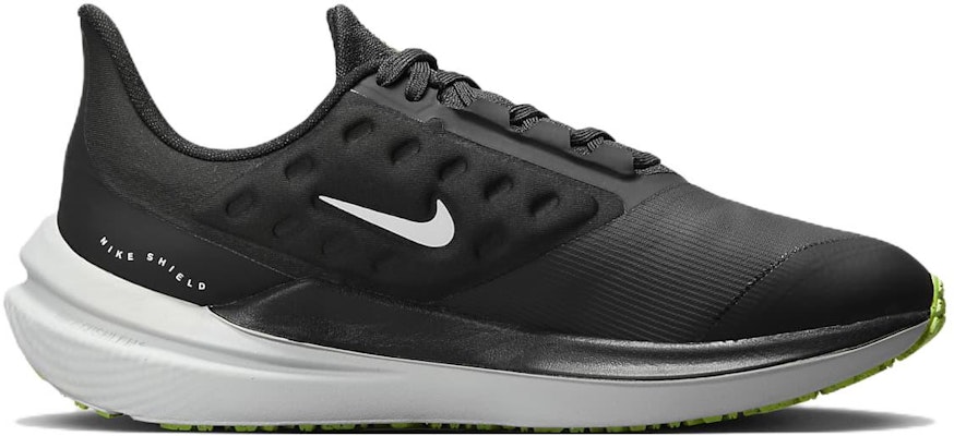 (Women) Nike Air Winflo 9 Shield 'Black White Volt' DM1104-001 Order (Women) Nike Air Winflo 9 Shield 'Black White Volt' DM1104-001