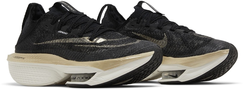 耐吉 Alphafly 2 公路竞賽減震耐磨 低幫 碳板 馬拉松跑步鞋 女款 黑金 Cheap 耐吉 Alphafly 2 公路竞賽減震耐磨 低幫 碳板 馬拉松跑步鞋 女款 黑金