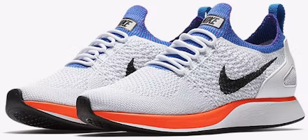(Women) Nike Air Zoom Mariah Flyknit Racer 'White Crimson' 917658-100 (Women) Nike Air Zoom Mariah Flyknit Racer 'White Crimson' 917658-100