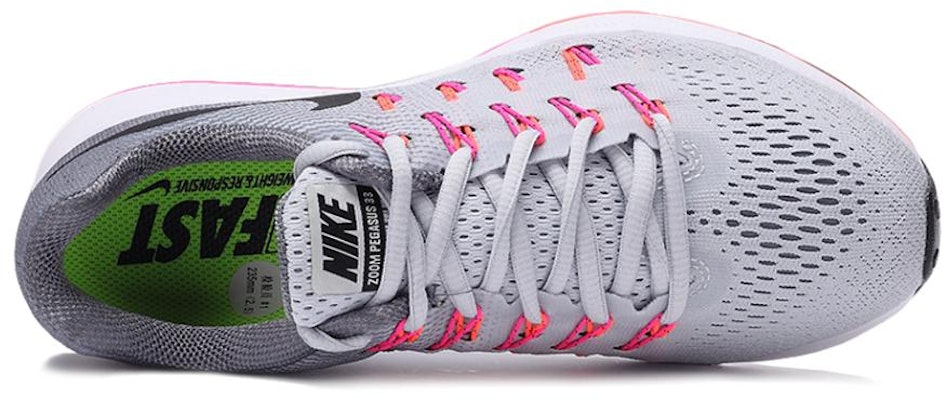 (W) 나이키 에어 줌 페가수스 33 플래티넘/블랙 '쿨 그레이' 831356-006 Lookbook (W) 나이키 에어 줌 페가수스 33 플래티넘/블랙 '쿨 그레이' 831356-006