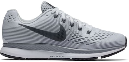 (Women) Nike Air Zoom Pegasus 34 'Pure Platinum' 880560-010 (Women) Nike Air Zoom Pegasus 34 'Pure Platinum' 880560-010