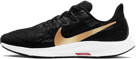 (Women) Nike Air Zoom Pegasus 36 'Black Metallic Gold' AQ2210-008 (Women) Nike Air Zoom Pegasus 36 'Black Metallic Gold' AQ2210-008