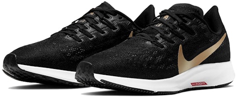 (W) Nike Air Zoom Pegasus 36 'Hitam Emas Metalik' AQ2210-008 Lookbook (W) Nike Air Zoom Pegasus 36 'Hitam Emas Metalik' AQ2210-008