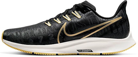 (Women) Nike Air Zoom Pegasus 36 Premium 'Black Metallic Gold' BQ5403-003 (Women) Nike Air Zoom Pegasus 36 Premium 'Black Metallic Gold' BQ5403-003