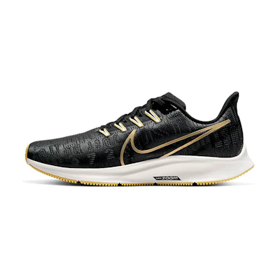 (W) Nike Air Zoom Pegasus 36 PRM 'Black Metallic Gold'