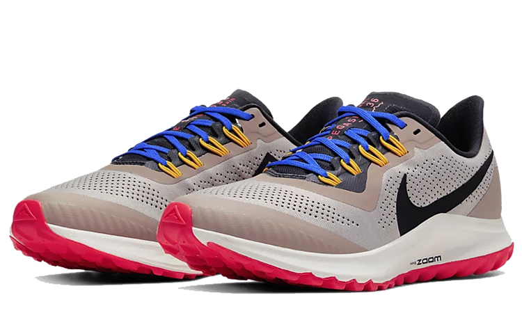 Lookbook 耐吉 Air Zoom Pegasus 36 越野跑鞋 女款 藍紅灰