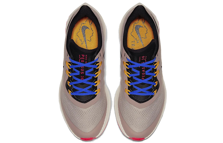 Shop 耐吉 Air Zoom Pegasus 36 越野跑鞋 女款 藍紅灰
