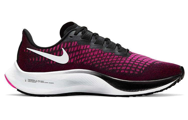 (W) Nike Air Zoom Pegasus 37 'Black Pink' 圖 2