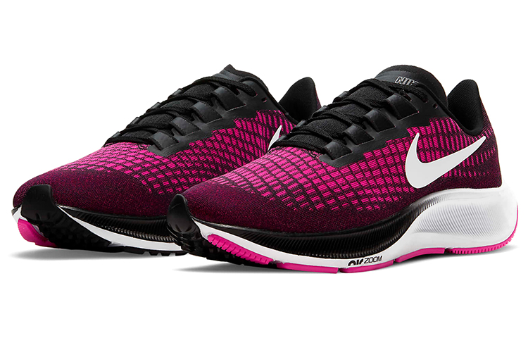 (W) Nike Air Zoom Pegasus 37 'Black Pink' 圖 3