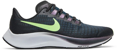 (Women) Nike Air Zoom Pegasus 37 'Black Valerian Blue Ghost Green' BQ9647-001 (Women) Nike Air Zoom Pegasus 37 'Black Valerian Blue Ghost Green' BQ9647-001