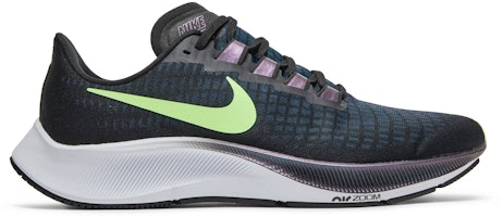 (Women) Nike Air Zoom Pegasus 37 'Black Valerian Blue Ghost Green' BQ9647-001 (Women) Nike Air Zoom Pegasus 37 'Black Valerian Blue Ghost Green' BQ9647-001