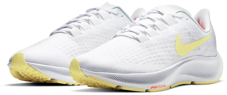 (Women) Nike Air Zoom Pegasus 37 'White Light Zitron' BQ9647-105 Shop (Women) Nike Air Zoom Pegasus 37 'White Light Zitron' BQ9647-105