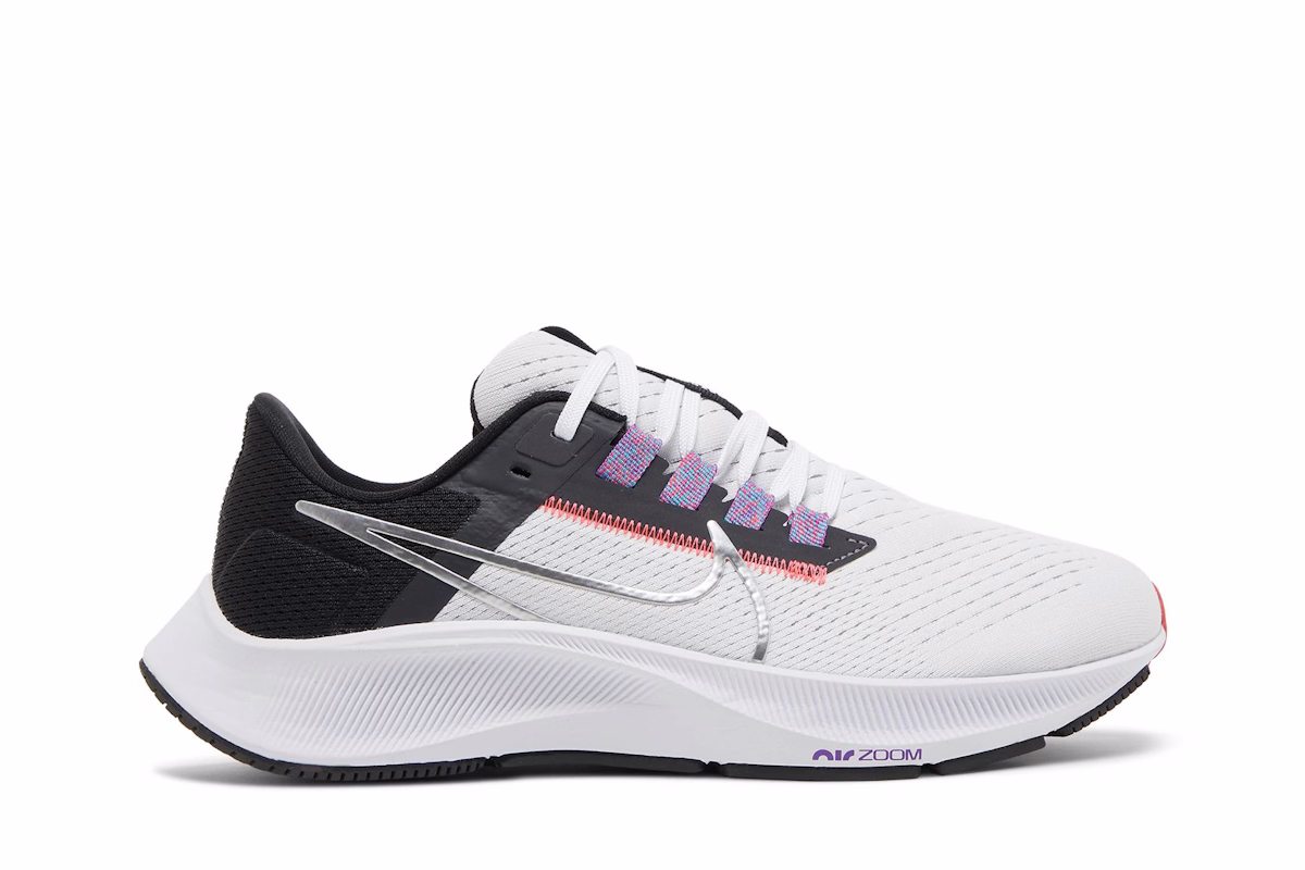 (Women) Nike Air Zoom Pegasus 38 'White Metallic Silver'