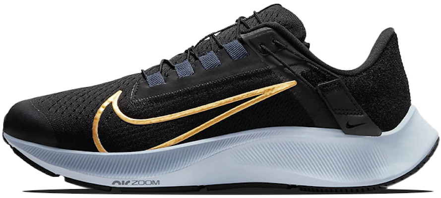 耐吉 Air Zoom Pegasus 38 FlyEase 低帮運動跑步鞋 黑金色 Buy 耐吉 Air Zoom Pegasus 38 FlyEase 低帮運動跑步鞋 黑金色