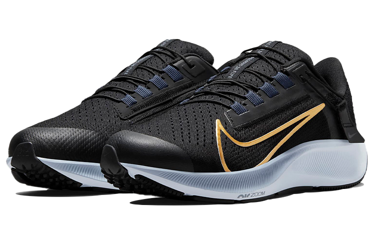(W) Nike Air Zoom Pegasus 38 FlyEase Wide 'Black Metallic Gold Coin' 圖 3
