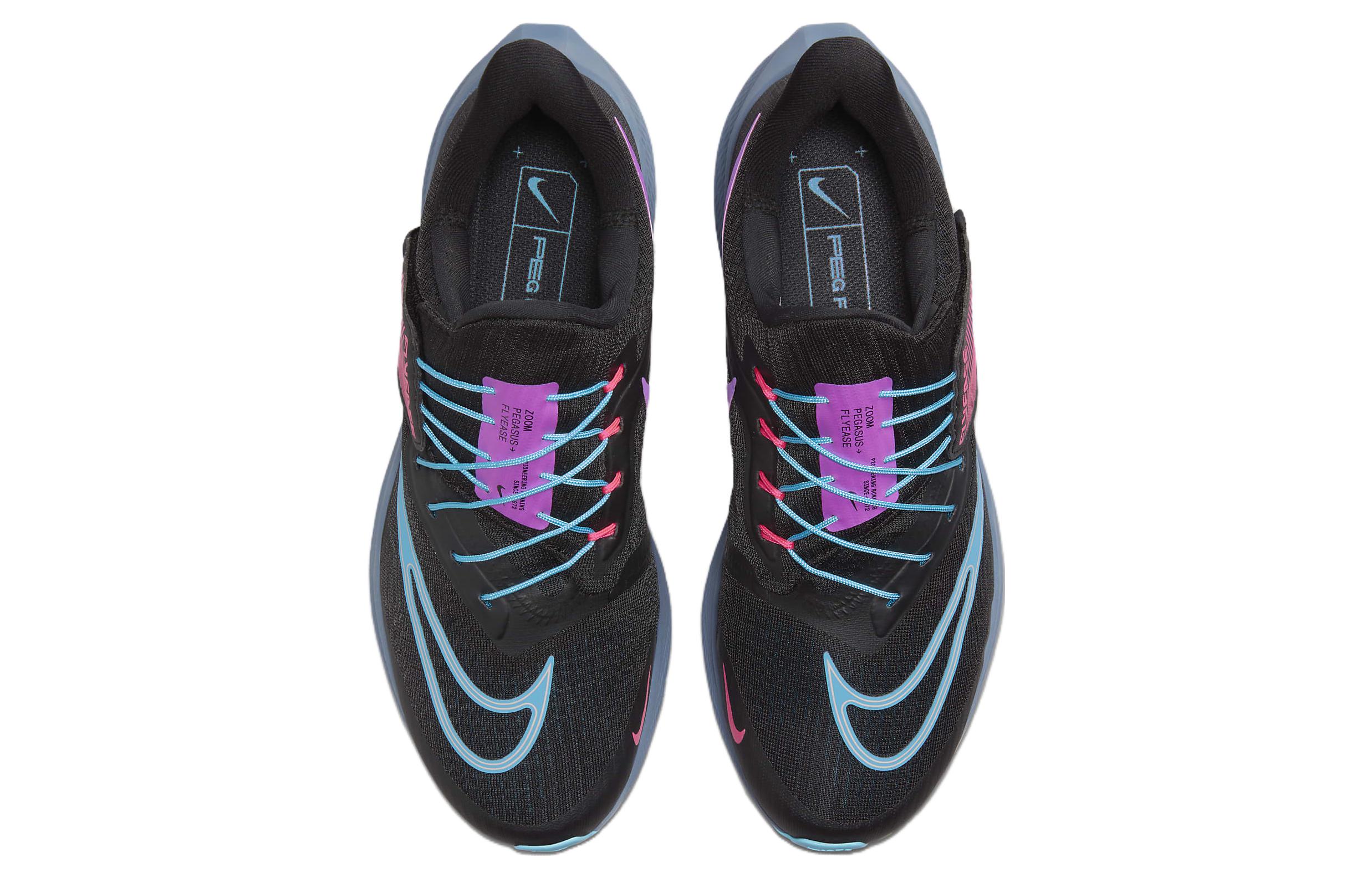 Shop （女款）Nike Air Zoom Pegasus 39 FlyEase SE '黑色波羅的海藍' FJ2976-001