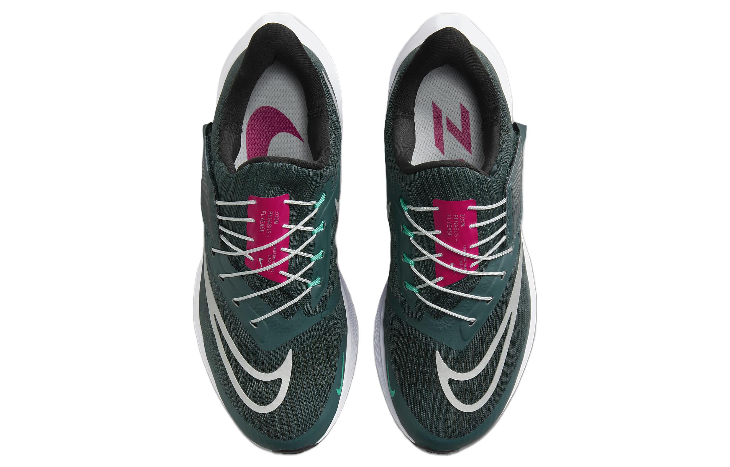 Lookbook (W) Nike Air Zoom Pegasus 39 FlyEase Wide 'Selva Profunda Plata Metálica' DJ7384-300