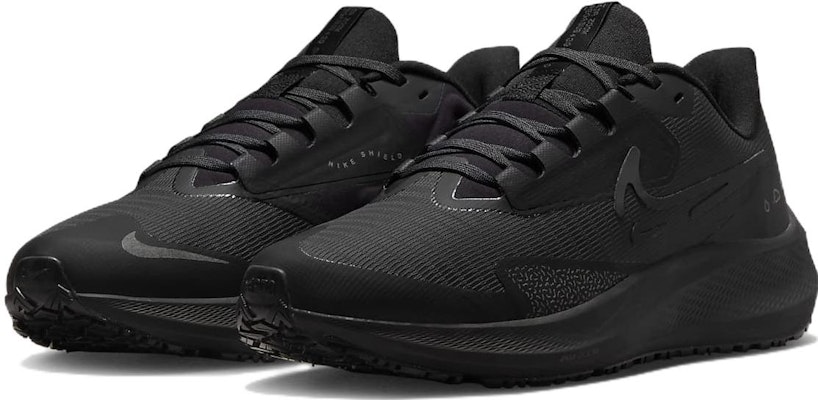 (W) Nike Air Zoom Pegasus 39 Shield 'Triple Black' Lelaga Hitam DO7626-001 Lookbook (W) Nike Air Zoom Pegasus 39 Shield 'Triple Black' Lelaga Hitam DO7626-001