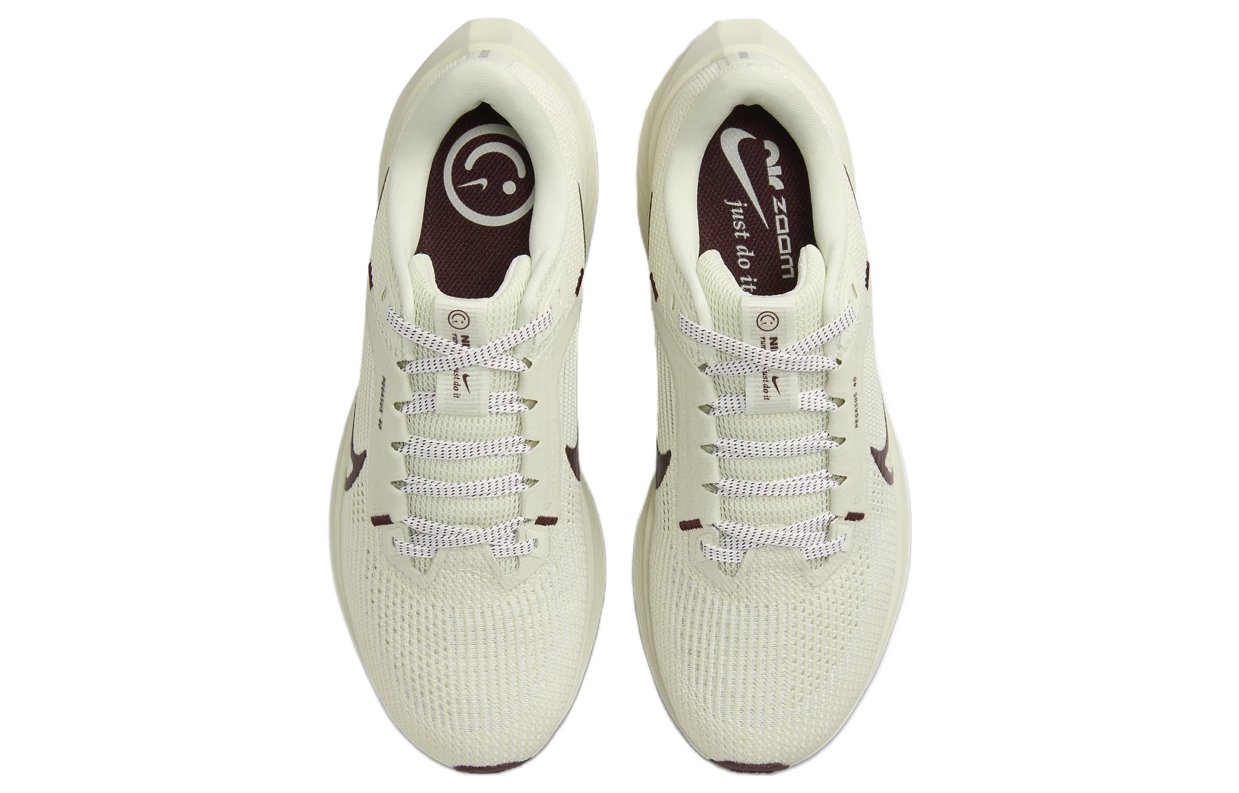 Shop (W) Nike Air Zoom Pegasus 40 'Sea Glass Burgundy' Sepatu Olahraga Pria/Wanita. FN7098-020