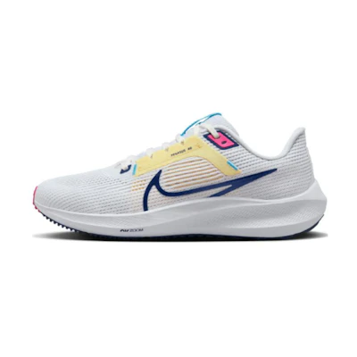(W) Nike Air Zoom Pegasus 40 'White Deep Royal Pink'