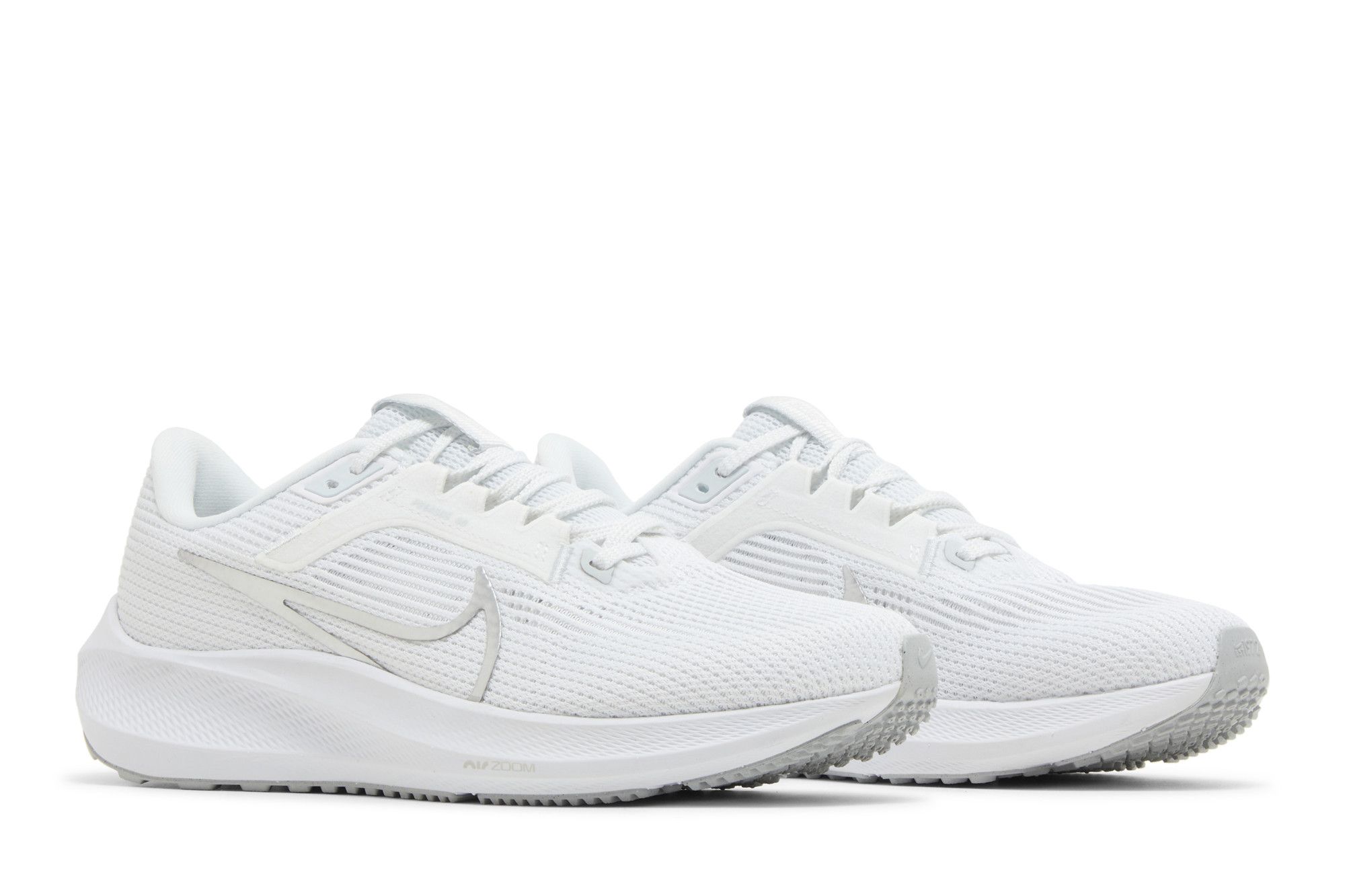 Cheap (W) Nike Air Zoom Pegasus 40 ''Wit Metallic Zilver'' DV3854-101