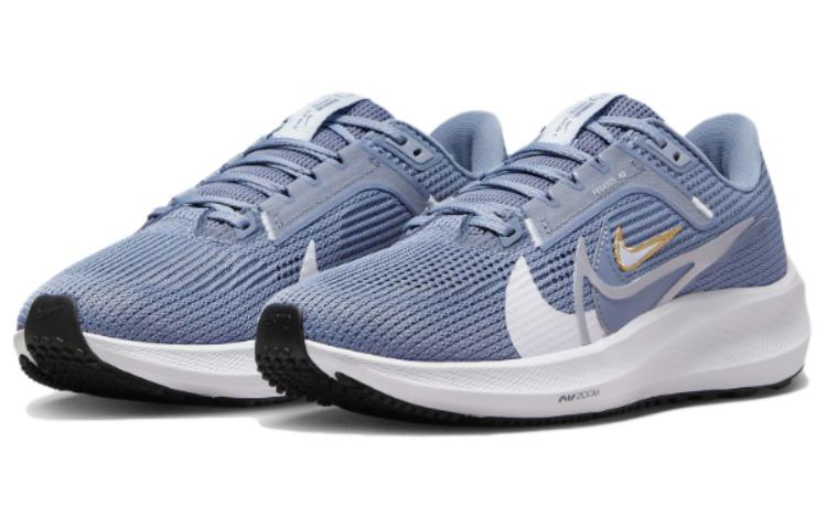 Lookbook (W) Nike Air Zoom Pegasus 40 Premium 'Gris Futbol Azul'. FZ0633-493