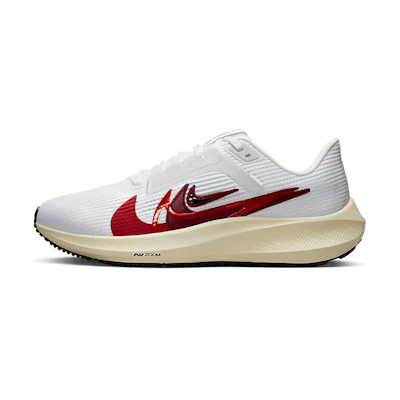 (W) Nike Air Zoom Pegasus 40 PRM 'Quadruple Swoosh - White Team Red'