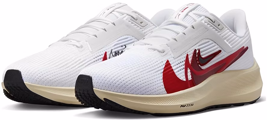 (W) Nike Air Zoom Pegasus 40 Premium 'Empat Swoosh - Putih Tim Merah' FB7703-100 Lookbook (W) Nike Air Zoom Pegasus 40 Premium 'Empat Swoosh - Putih Tim Merah' FB7703-100