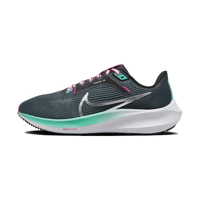 (W) Nike Air Zoom Pegasus 40 Wide 'Deep Jungle Metallic Silver'