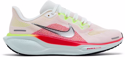 (Women) Nike Air Zoom Pegasus 41 'Summit White Crimson' FD2723-100 (Women) Nike Air Zoom Pegasus 41 'Summit White Crimson' FD2723-100