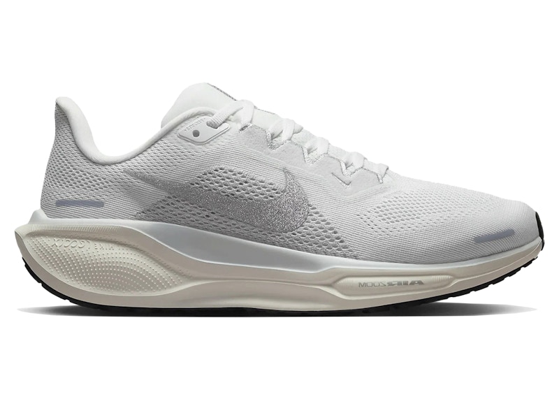 (W) Nike Air Zoom Pegasus 41 PRM 'Summit White Metallic Silver'